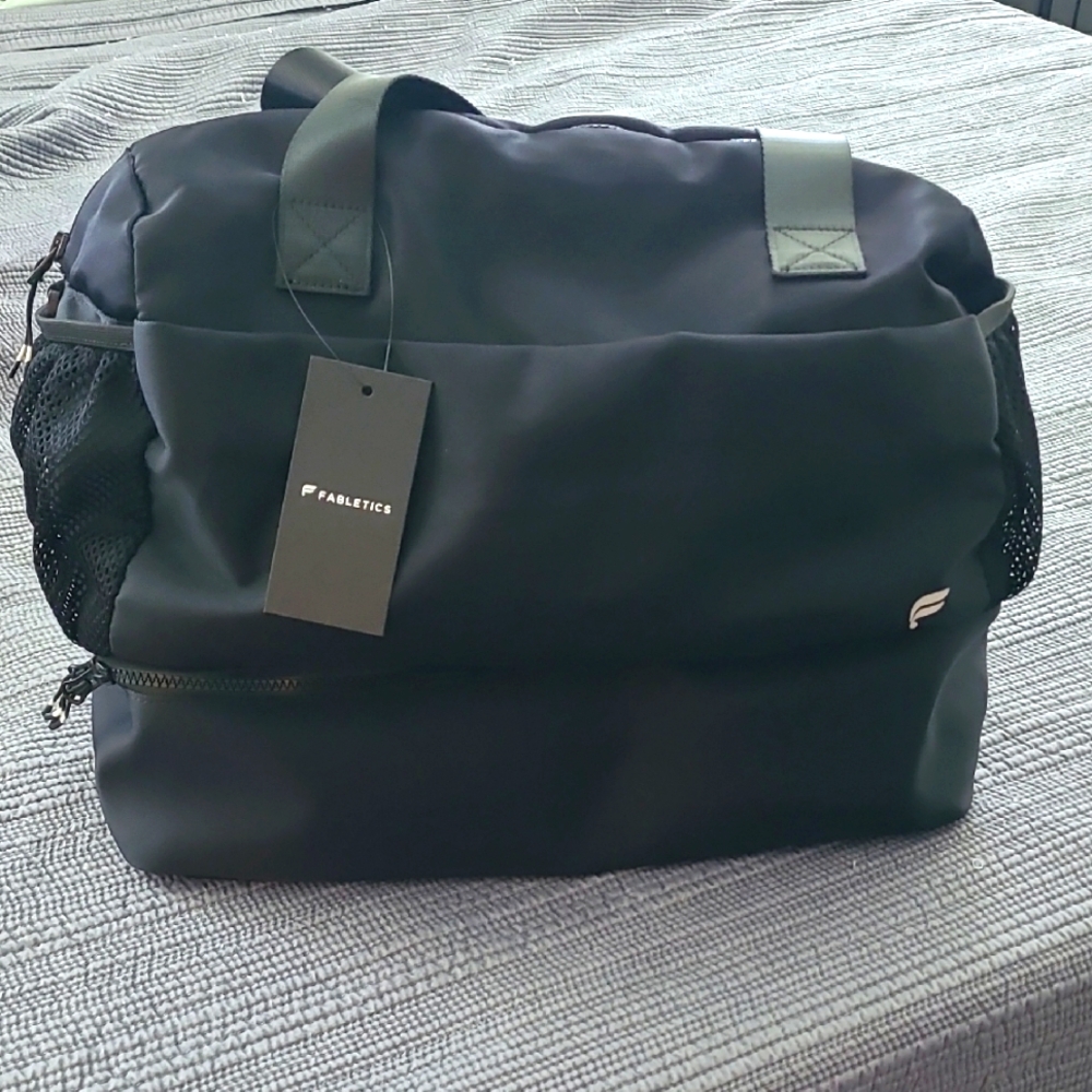 NWT Fabletics Gym Bag w Shoe Compartment